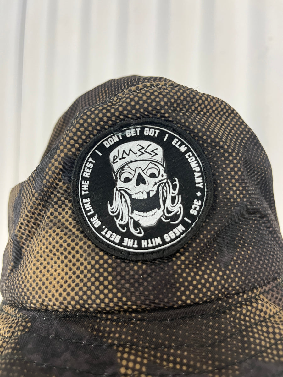 Elm Company Screaming Skull Camo Bucket Hat