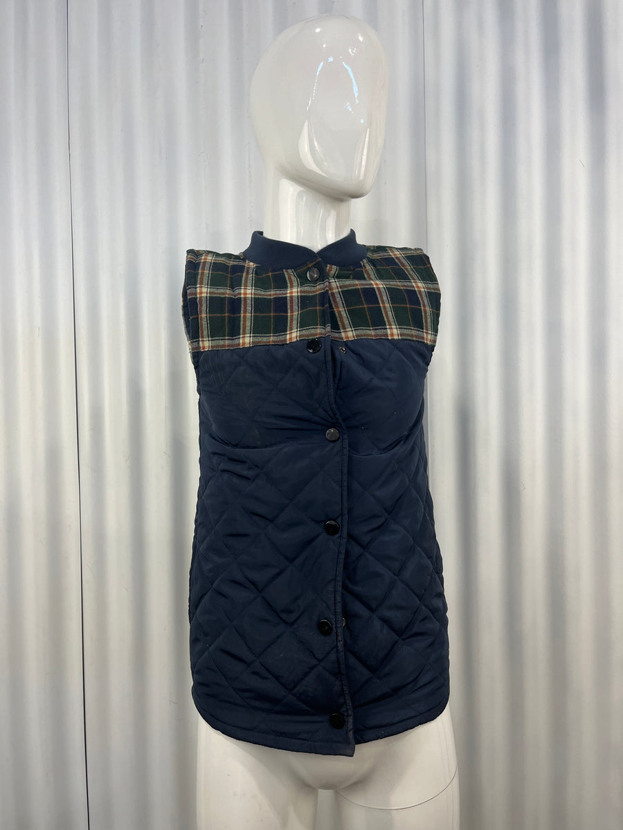 Plenty-Humanwear Flannel Nano Button Up Vest
