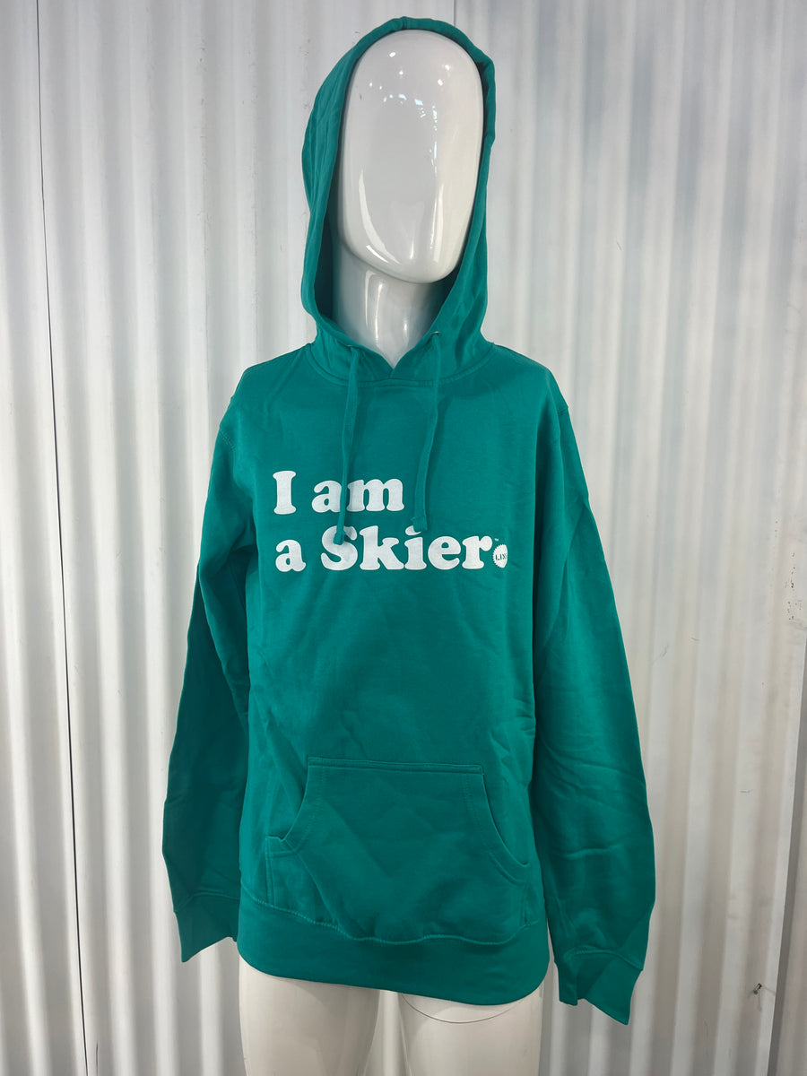 Line I Am A Skier Pullover Hoodie