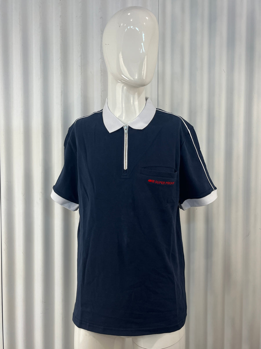 Super Proof Polo Zip Short Sleeve Shirt