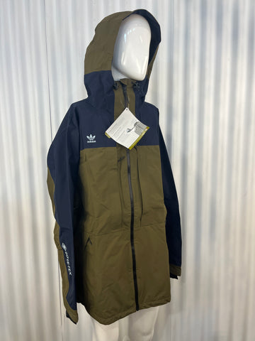 Adidas Snowboarding Olive Gore-TEX Shell Jacket
