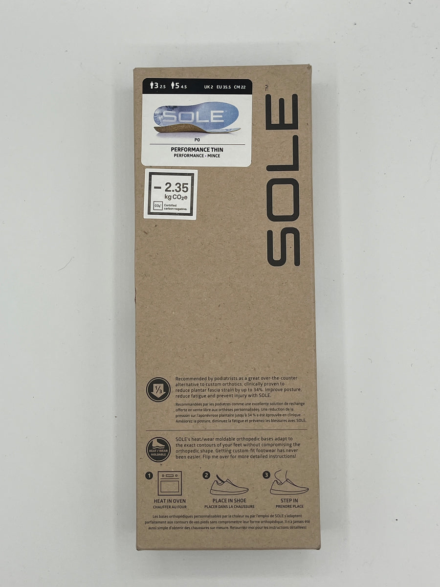 Sole Performance Thin Insoles