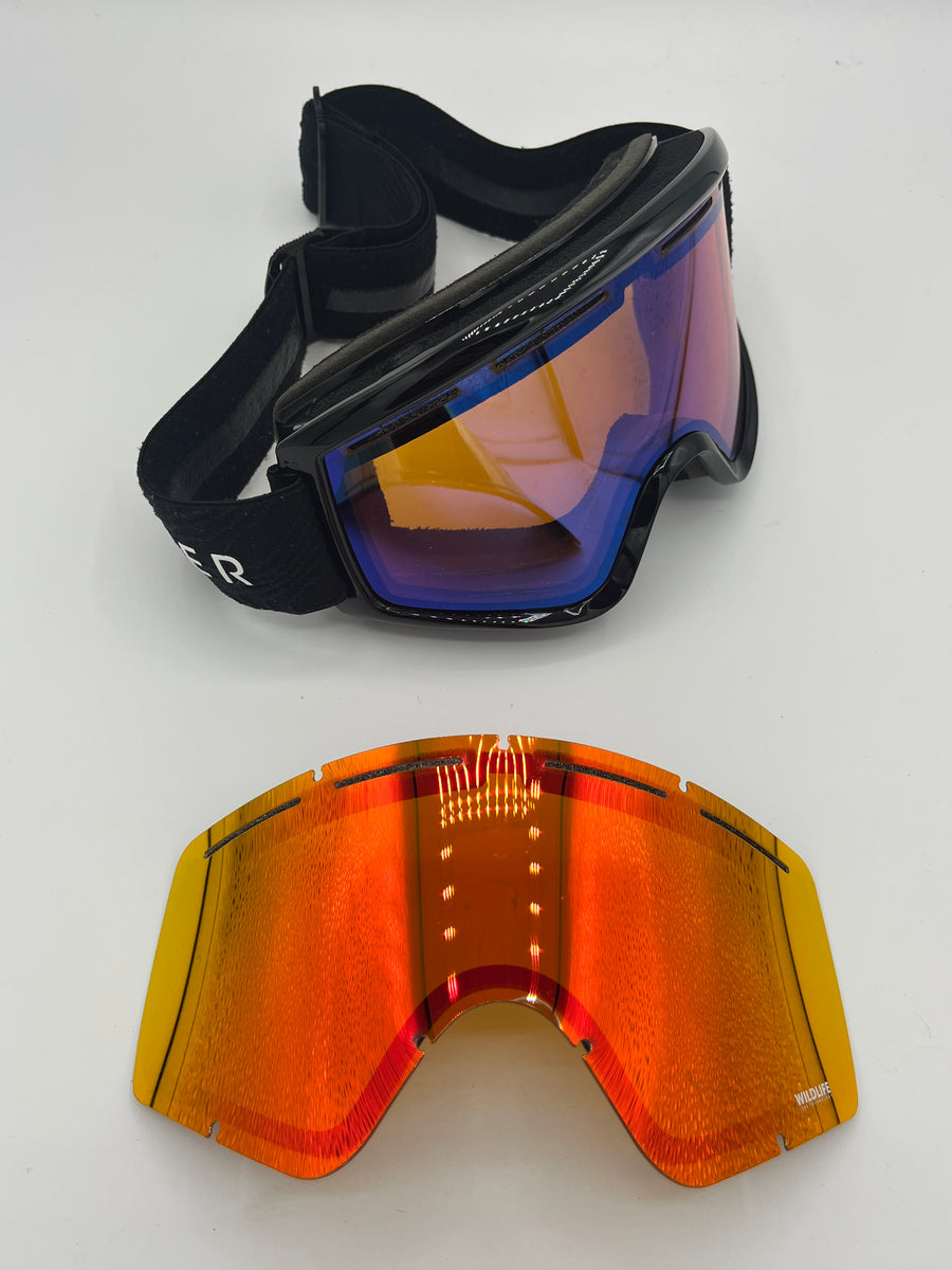 Von Zipper Matte Cleaver Goggles with Extra Lens