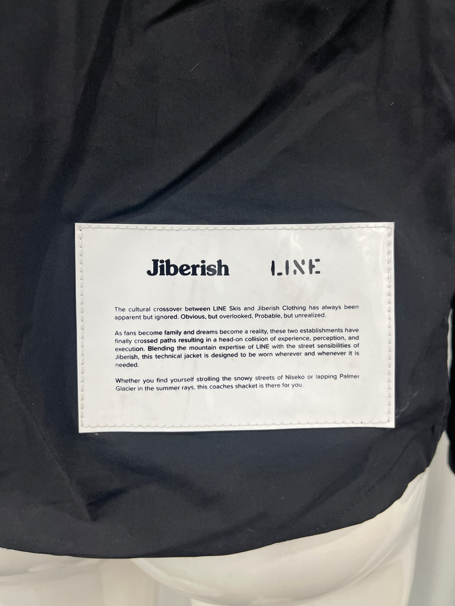 Jiberish X Line Full Zip Matte Coaches Jacket