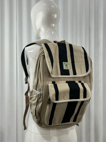 Himalayan Hemp Striped Casual Backpack