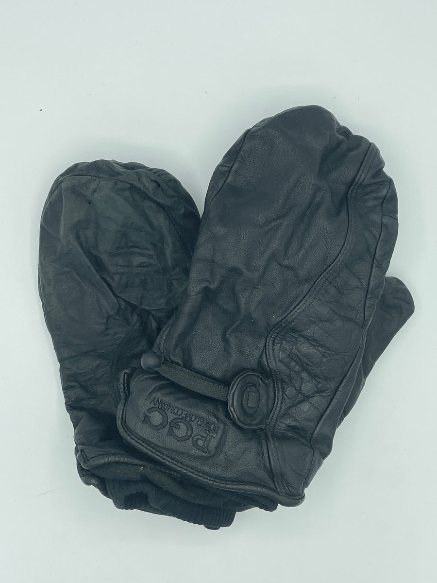 Pow Leather Mittens