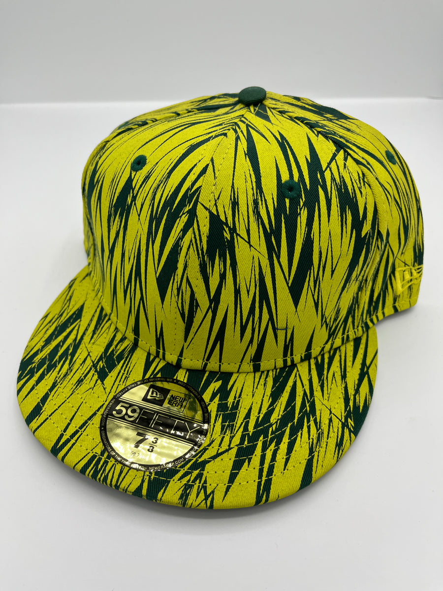 New Era Yellow/ Green Pattern Hat