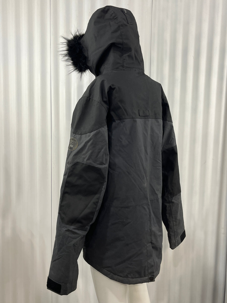 Saga Insulated Down Jacket With Fur Hood