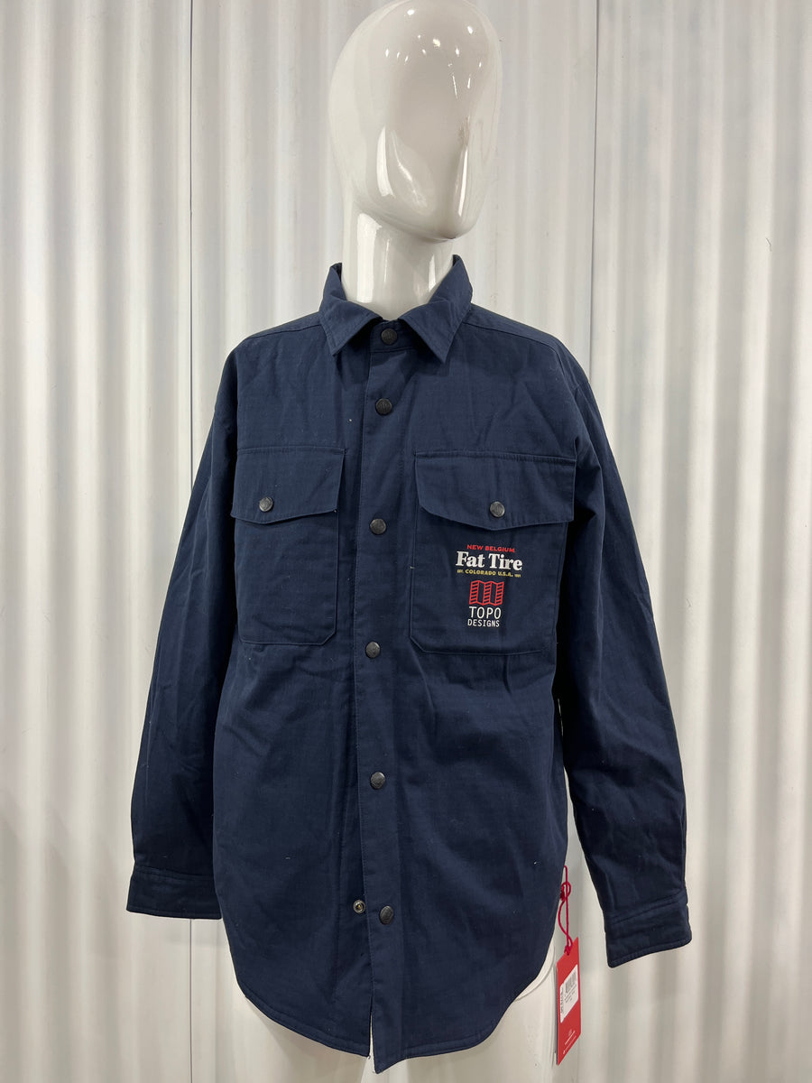 Topo Designs X Fat Tire Button Up Insulated Shirt Jacket