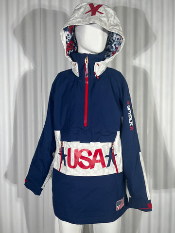 Spyder X Team USA Insulated Olympics 2022 Pullover Jacket